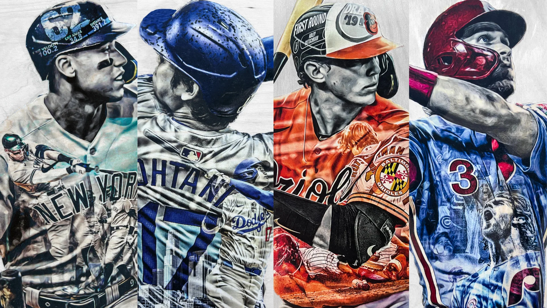 Iconic Art on Authentic Birchwood